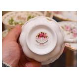 Royal Albert Flower of the Month Teacups