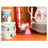 Scandinavian Candle Holder, Christmas Coffee Mugs
