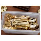 Gold-Plated Flatware