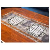 BUY IT NOW! Lot #311, Vintage Oval Wood Coffee / Cocktail Table with Tile Inset, $150