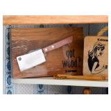 Got Wood?  Cutting Board & Knife