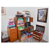 File Cabinet, Computer Desk