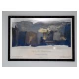 Framed Earth from Space Print