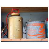 Garden Sprayer, Minnow Bucket