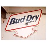 Styrofoam Bud Dry Draft Sign