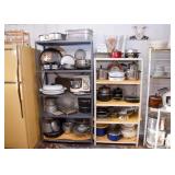 Metal Utility Shelving, Pots & Pans