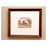 Vintage Framed Dog Prints