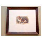 Vintage Framed Dog Prints