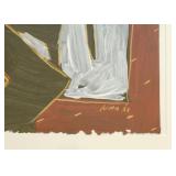 Original Mixed Media Artwork Signed by Kate Winn (on handmade paper), Framed