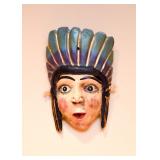 Mexican Carved Mask Wall Hanging