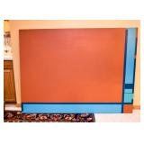 Large Abstract Geometric Painting, Original Artwork