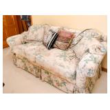 BUY IT NOW! Lot #318, Floral Upholstered Loveseat / 2-Seat Sofa (Cabbage Roses), $300