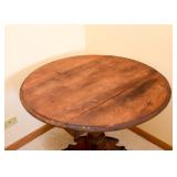 BUY IT NOW! Lot #320, Antique Round Drop Leaf Parlor Table, $250 