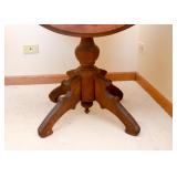 BUY IT NOW! Lot #320, Antique Round Drop Leaf Parlor Table, $250 