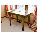 BUY IT NOW! Lot #322, Antique Primitive Table, Green Paint, $175