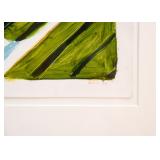 Original Mixed Media Artwork Signed by Kate Winn (on handmade paper), Framed