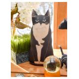 Primitive Tuxedo Cat Doll / Pillow / Doorstop