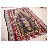 SOLD--Lot #327, Vintage Turkish Kilim Prayer Rug, $200
