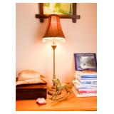 Table Lamp with Beaded Shade