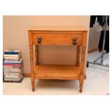 BUY IT NOW! Lot #333, Antique Early American Nightstand / End Table with Drawer, $150