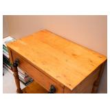 BUY IT NOW! Lot #333, Antique Early American Nightstand / End Table with Drawer, $150