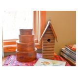 Bentwood Pantry Boxes, Birdhouse