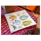 Decoupage Fish Plate