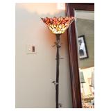 BUY IT NOW! Lot #340, Tiffany Style Floor Lamp (Resin Shade), $150