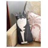 Primitive Tuxedo Cat Doll (there are 2 of these)