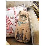 Primitive Pug Dog Doll / Pillow