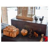 Decorative Birdcage, Bird Figurines