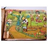 SOLD--Lot #355, Antique / Vintage Handmade Book with Cut Paper Piecing, $150