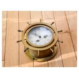 BUY IT NOW! Lot #347, Brass Waterbury Nautical Clock, $75