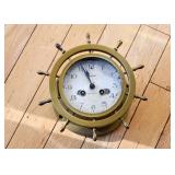 BUY IT NOW! Lot #347, Brass Waterbury Nautical Clock, $75