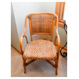 Pair of Bamboo & Rattan Arm Chairs
