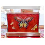 BUY IT NOW! Lot #352, Artist Made Decoupage Rectangular Table Lamp, One of a Kind!, $500