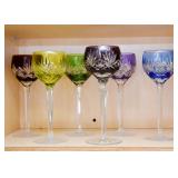 Czech Glass / Bohemian Crystal Wine Glasses