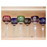 Czech Glass / Bohemian Crystal Wine Glasses