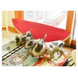 Metal Dog Sculptures