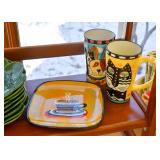 Hand Painted Dishes & Mugs