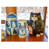 Hand Painted Jars and Tumbler