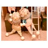 Vintage Storefront Christmas Display Pieces