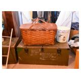 Picnic Basket, Military Trunk