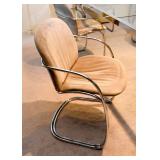 BUY IT NOW! Lot #102, MCM Chrome Dining Table w/ 6 Chairs & 2 Leaves, $1,000