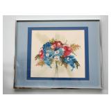 Framed Original Watercolor Painting, Signed by Artist (L. Ochsner)