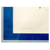 Framed Original Watercolor Painting, Signed by Artist (L. Ochsner)