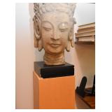 Buddha Head Statue / Bust & Pedestal