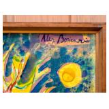 Framed Original Artwork - Painting by Alex Bozickovic