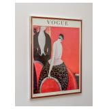 Framed Vogue Poster