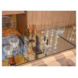 Mirrored Console Tables (There are a pair of these.)